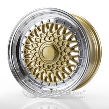 Jante Alu FORZZA MALM Gold Lip Poli de 15 pouces pour le modèle PEUGEOT 3/5P - depuis 2006