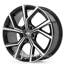 Jante Alu PLATIN P 115 Black Poli de 18 pouces