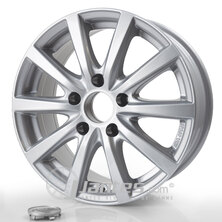 Jante Alu PLATIN P 69 Silver de 15 pouces pour le modèle VW VI - depuis 2008
