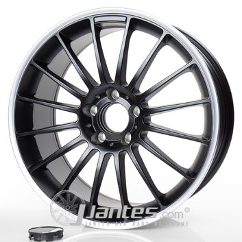 Jante Alu ACR AC346 Mat Black Lip Poli de 19 pouces pour le modèle MERCEDES GT / GT S C190 - dès 2014