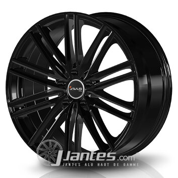 Jante Alu AVUS RACING AC-M08 Black de 20 pouces pour le modèle AUDI B8 - depuis 2012