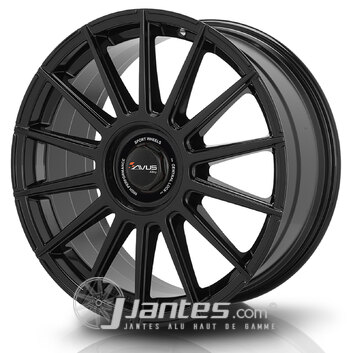 Jante Alu AVUS RACING AC-M09 Black de 18 pouces pour le modèle AUDI C7 - depuis 2012