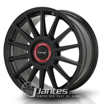 Jante Alu AVUS RACING AC-M09 Black red de 19 pouces pour le modèle OPEL Country Touring - dès 2013