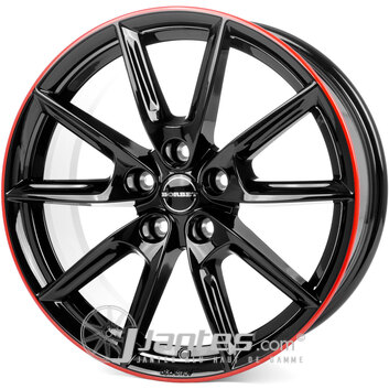 Jante Alu BORBET LX Black red de 18 pouces pour le modèle VOLVO II - depuis 2010
