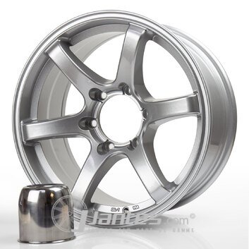 Jante Alu INTER-ACTION OFFROAD Silver de 20 pouces pour le modèle TOYOTA HILUX SR5 - dès 2013