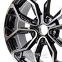 Jante Alu ACR ACV062-5-6 Black Poli de 17 pouces pour le modèle OPEL E 4x100 - depuis 2014