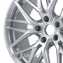 Jante Alu AVUS RACING AF19 Hyper silver de 18 pouces pour le modèle VW 5C1 - depuis 2011