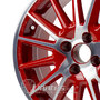 Jante Alu CMS C23 Red Poli de 15 pouces pour le modèle TOYOTA IQ - depuis 2008