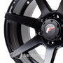 Jante Alu JAPAN RACING JRX3 Mat Black de 17 pouces pour le modèle TOYOTA HILUX SR5 - dès 2013