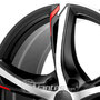 Jante Alu RONAL R62 RED Mat Black Poli de 20 pouces pour le modèle BMW G26 - depuis 2021